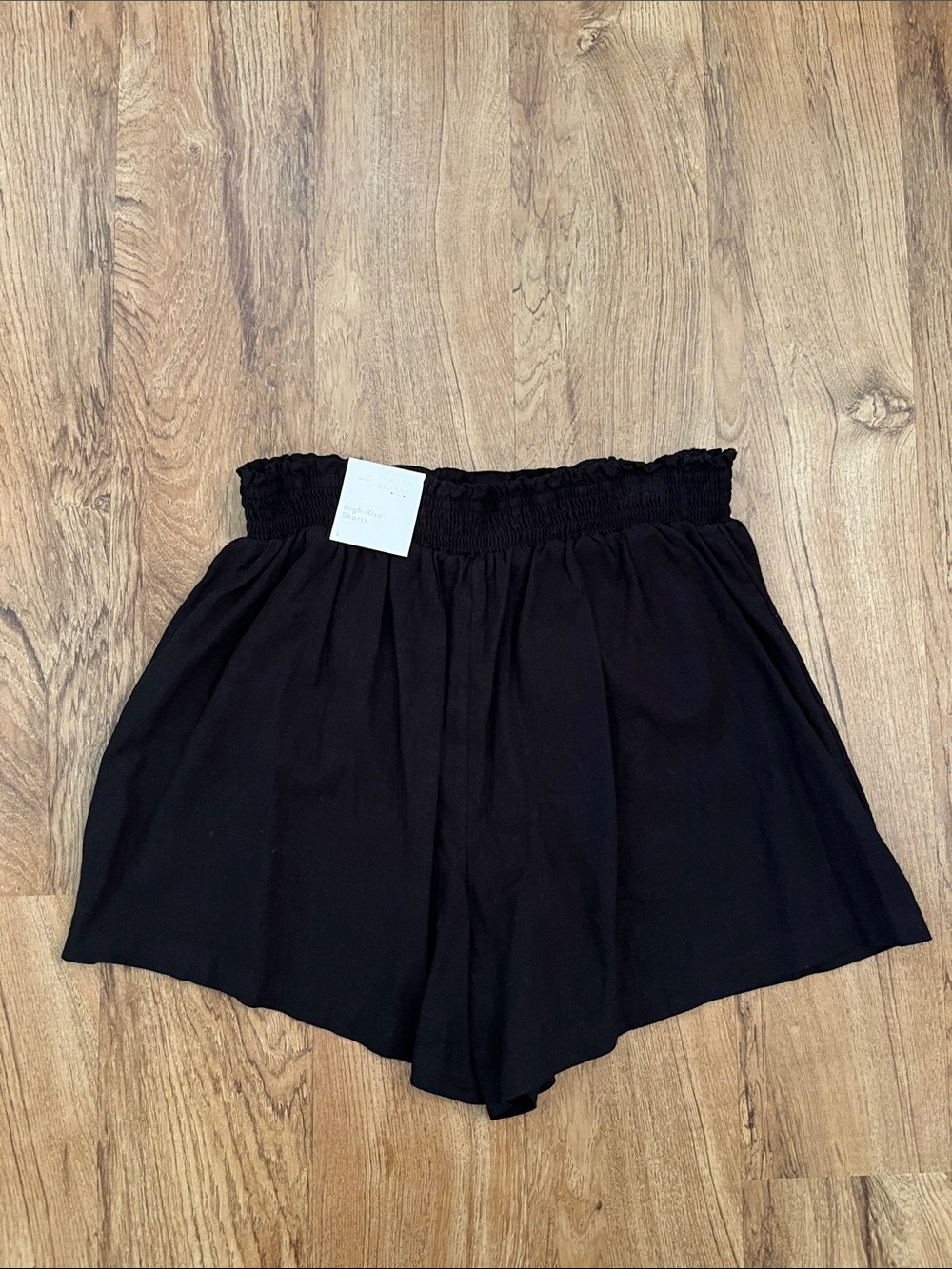NWT LC Lauren Conrad Linen Blend Pull On Shorts - Picture 4 of 6